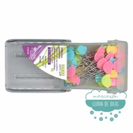 Alfileres cabeza plana de pajaritos