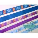 Cinta de raso o satén estampado - Colección Frozen Disney