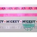 Cinta de raso o satén estampado - Colección Mickey & Minnie Disney - Disponible únicamente modelo inferior