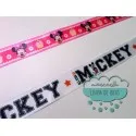 Cinta de raso o satén estampado - Colección Mickey & Minnie Disney - Disponible únicamente modelo inferior