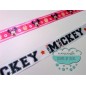 Cinta de raso o satén estampado - Colección Mickey & Minnie Disney