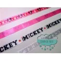 Cinta de raso o satén estampado - Colección Mickey & Minnie Disney - Disponible únicamente modelo inferior