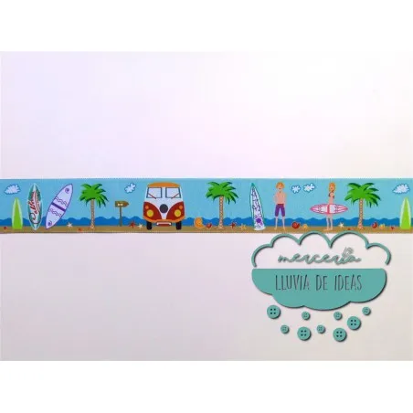 Cinta de falla estampada - California