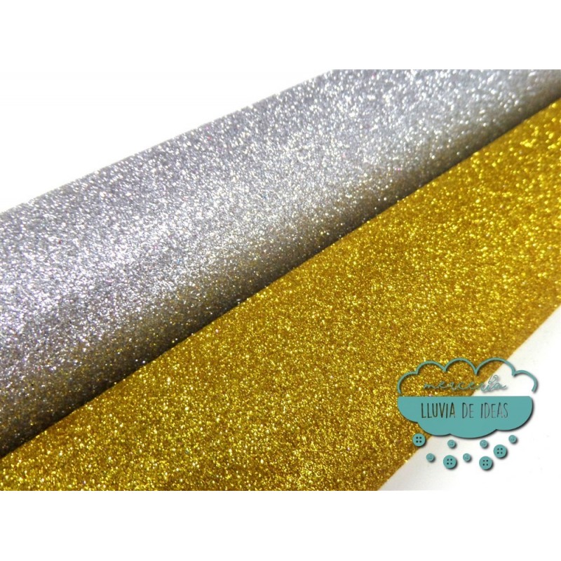 Tejido glitter (con purpurina)