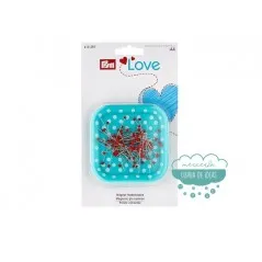 Acerico imantado con alfileres de cabeza de vidrio - Prym love