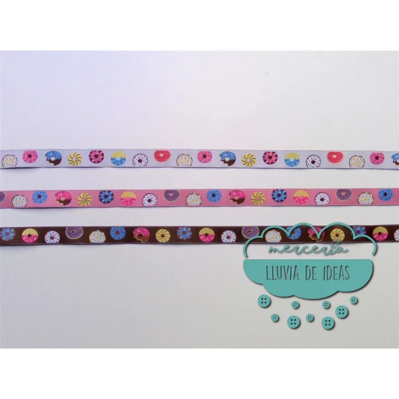 Tapacosturas - Donuts de colores Mercería Lluvia de Ideas