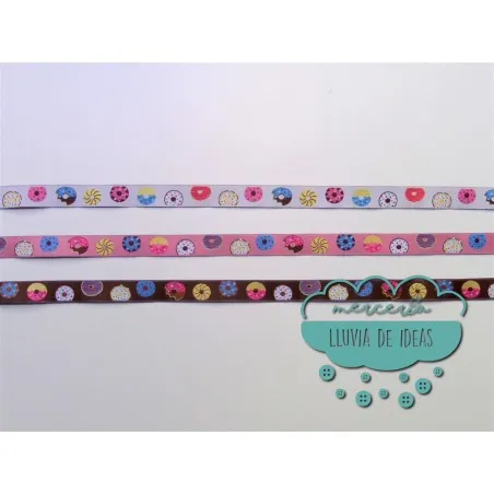 Tapacosturas - Donuts de colores