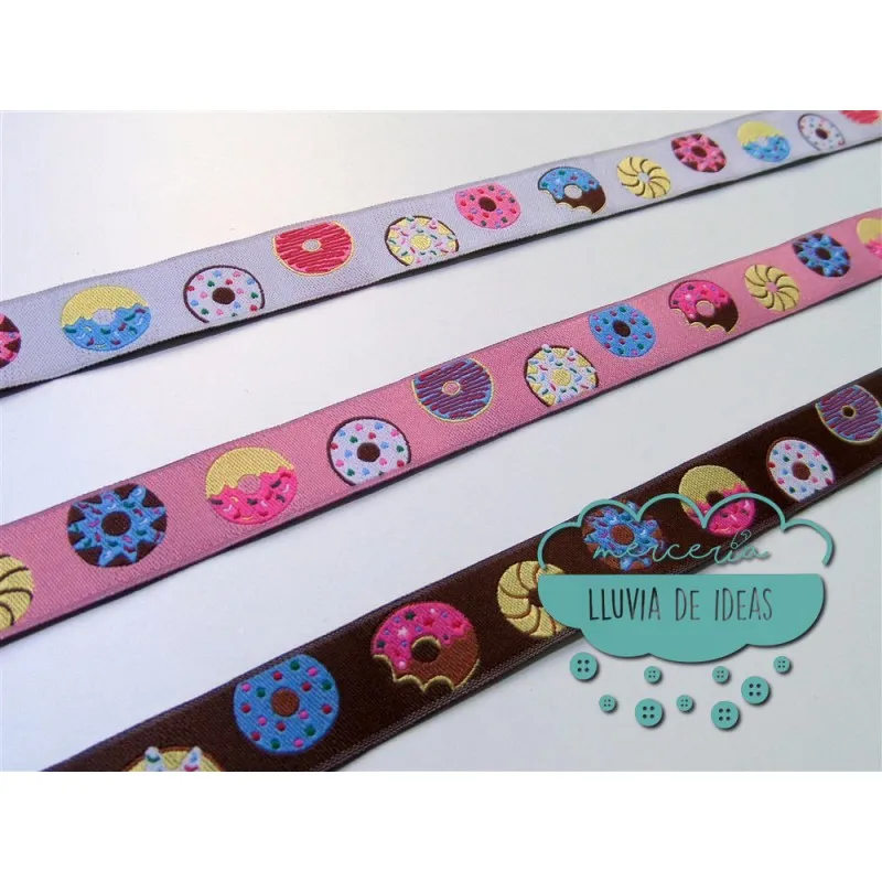 Tapacosturas - Donuts de colores Mercería Lluvia de Ideas