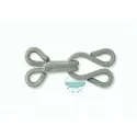 Corchetes para abrigos de pieles - Color gris