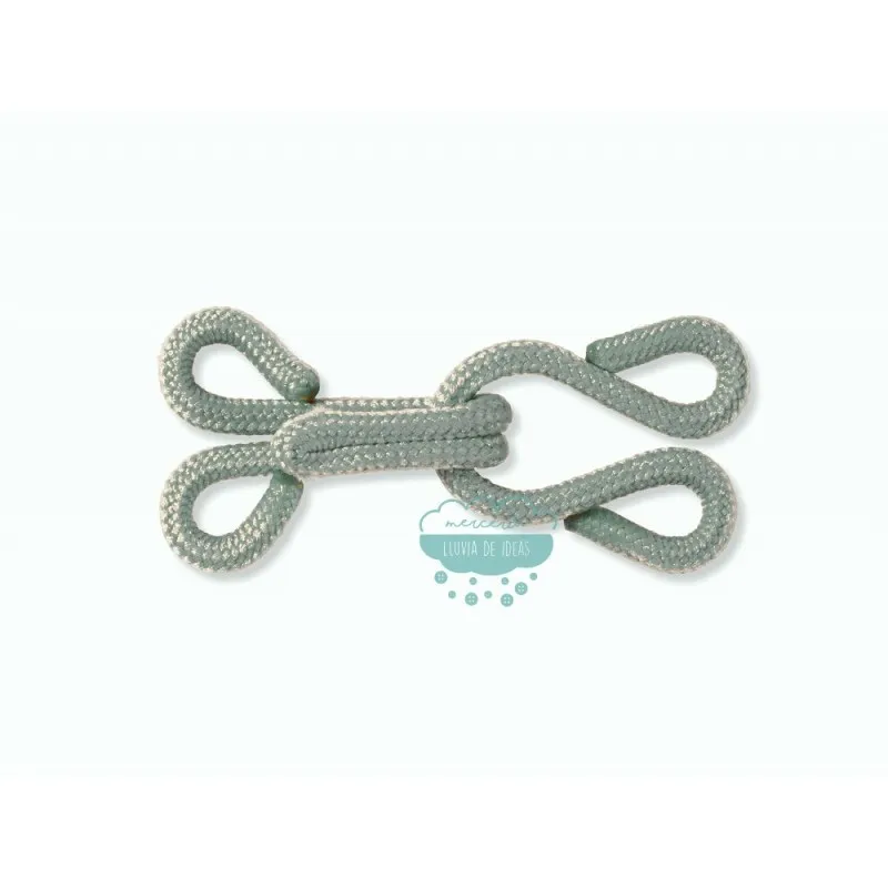 Corchetes para abrigos de pieles - Color gris