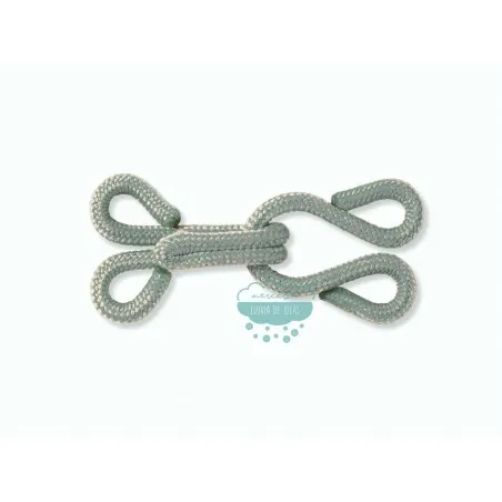 Corchetes para abrigos de pieles - Color gris