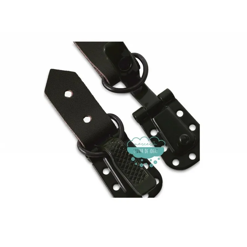 Clips para peletería - Color negro Mercería Lluvia de Ideas