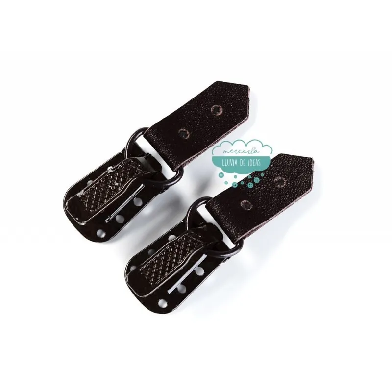 Clips para peletería - Color negro Mercería Lluvia de Ideas