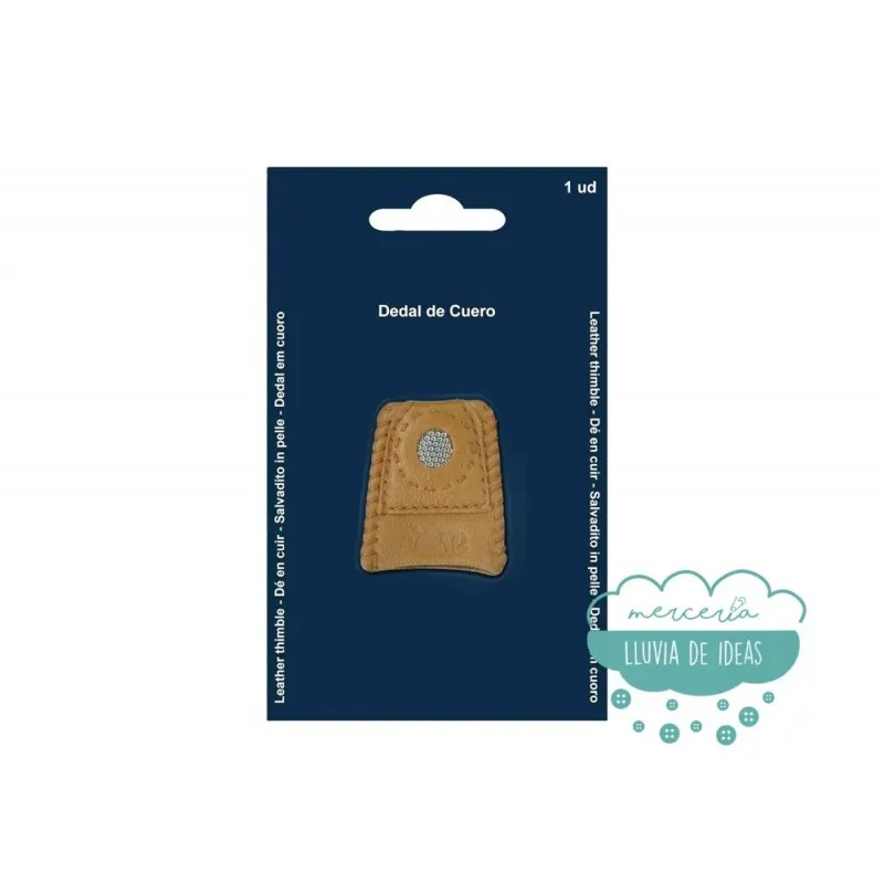 Dedal de cuero Mercería Lluvia de Ideas