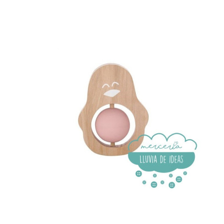 Mordedor ecológico Nature Toy - Serie Pingüino (Disponible color azul)