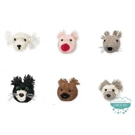 Plantilla para pompón de animales - Prym Love