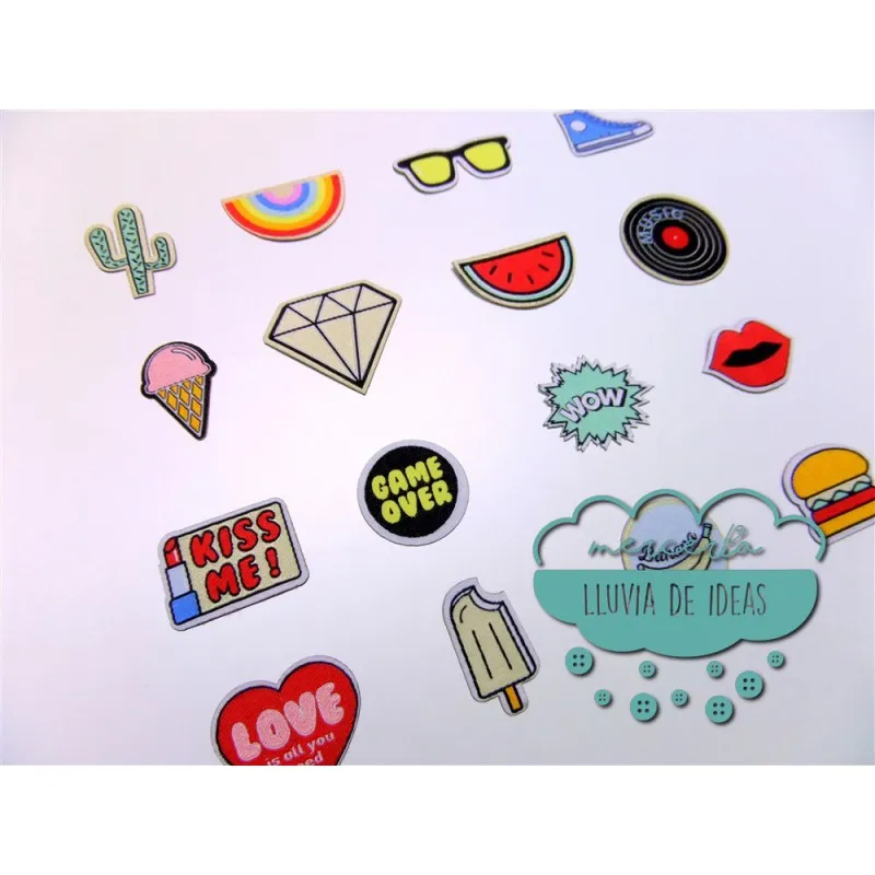 Parches tejidos termoadhesivos - Summer Edition