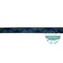 Goma elástica estampada zig zag 25 mm. azul/verde - Prym Mercería Lluvia de Ideas