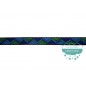 Goma elástica estampada zig zag 25 mm. azul/verde - Prym