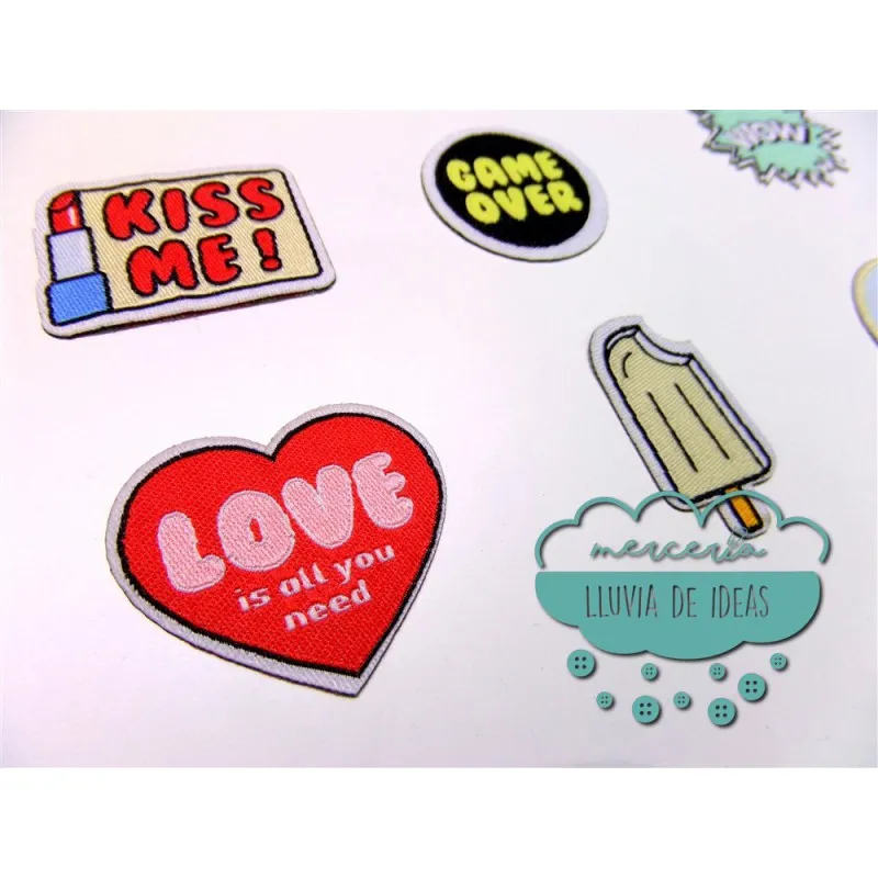 Parches tejidos termoadhesivos - Summer Edition