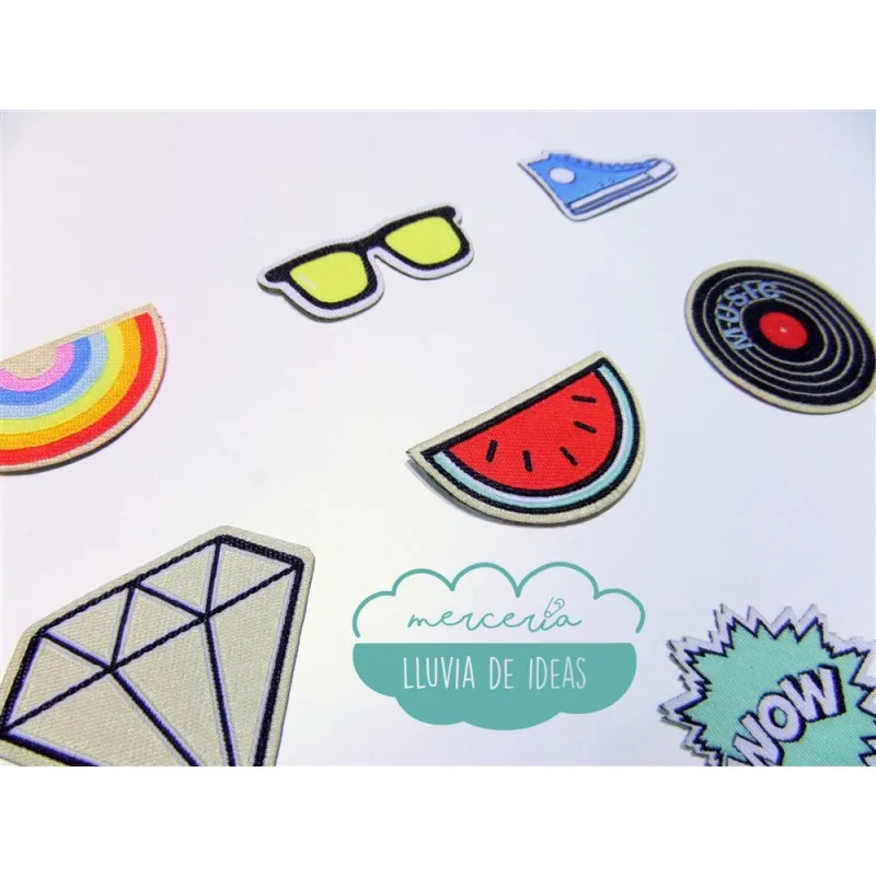 Parches tejidos termoadhesivos - Summer Edition