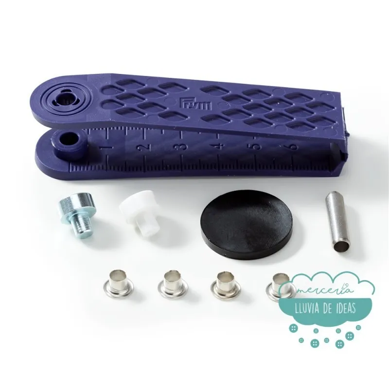 Ojetes 4 mm. plata - Prym Mercería Lluvia de Ideas