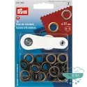 Ojetes con arandelas 11 mm. oro viejo - Prym Mercería Lluvia de Ideas