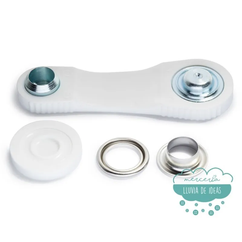 Ojetes con arandelas 11 mm. plata - Prym Prym