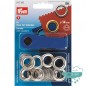 Ojetes con arandelas 14 mm. plata - Prym Ojetes con arandelas 14 mm. plata - Prym