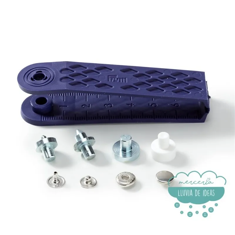 Botones de presión o snaps 'Mini' 8 mm. plata - Prym Prym