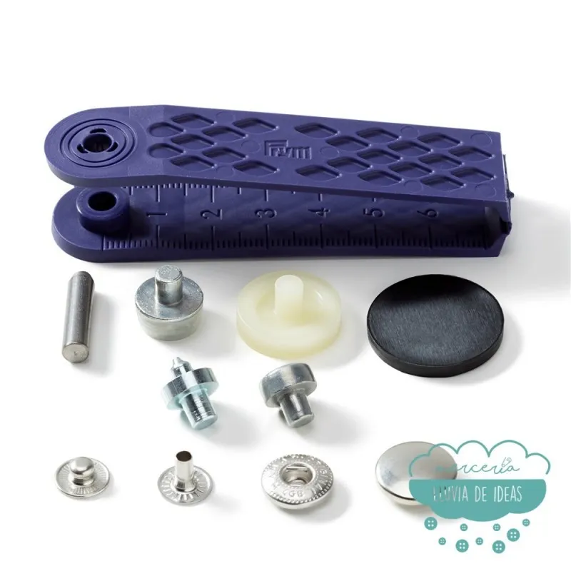 Botones de presión o snaps 'Anorak' 12 mm. plata - Prym