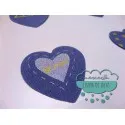 Parches serigrafiados termoadhesivos - Colección vaquero Love oro