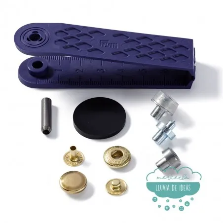 Botones de presión o snaps 'Anorak' 12 mm. dorado - Prym