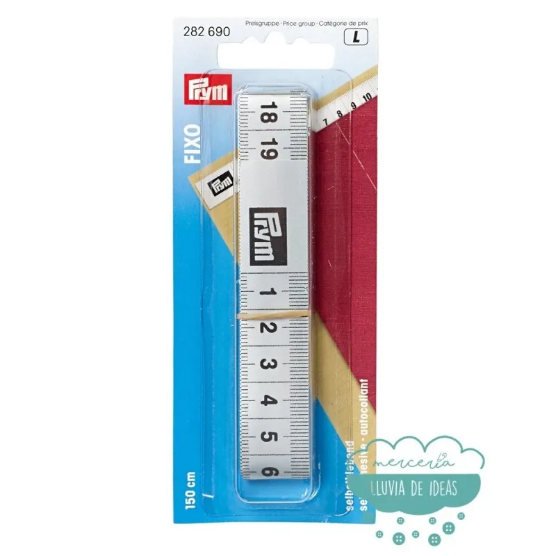 Cinta métrica autoadhesiva Fixo - Prym Mercería Lluvia de Ideas