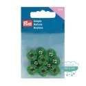 Botones de presión o snaps metálicos Kids verde - Prym Mercería Lluvia de Ideas