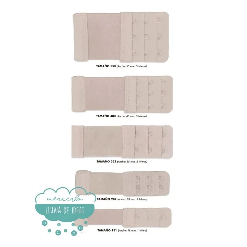 Alargador Para Sujetador Adaptable - Color Crudo