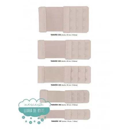 Alargador Para Sujetador Adaptable - Color Crudo