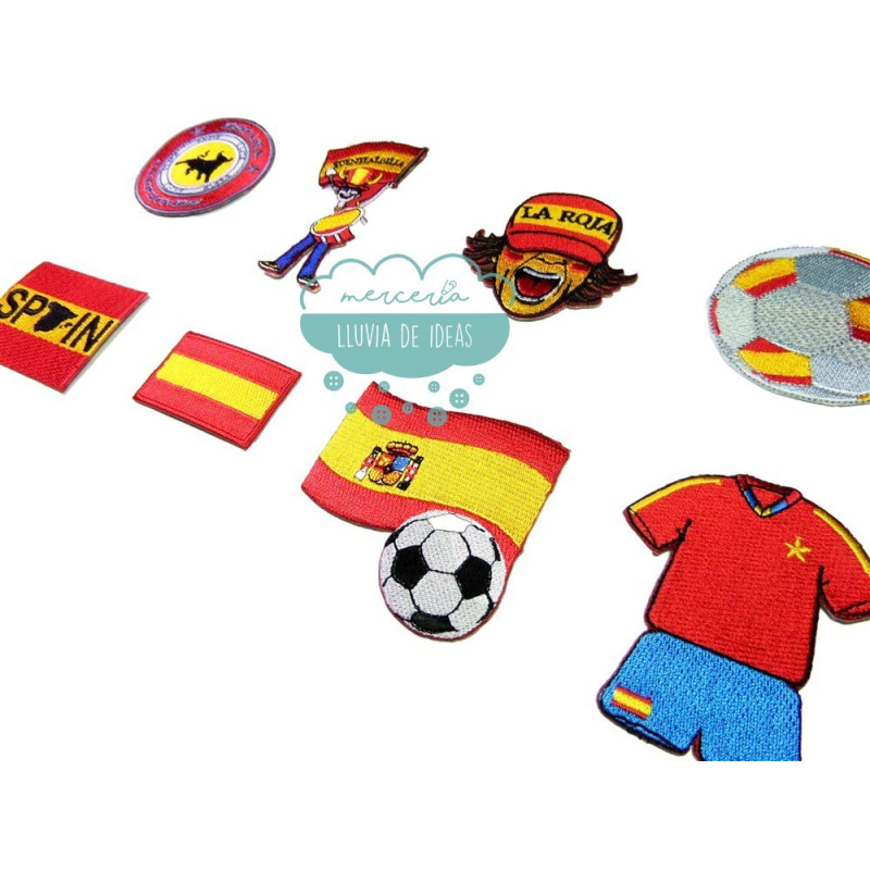 Parches Bordados Termoadhesivos - Selección Española De Fútbol