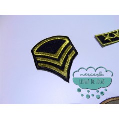 Parches bordados termoadhesivos - Colección ejército militar