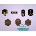 Parches bordados termoadhesivos - Colección ejército militar