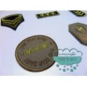 Parches bordados termoadhesivos - Colección ejército militar