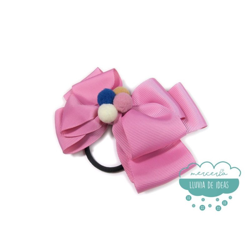 Lazo con goma - Serie Candy colores pastel