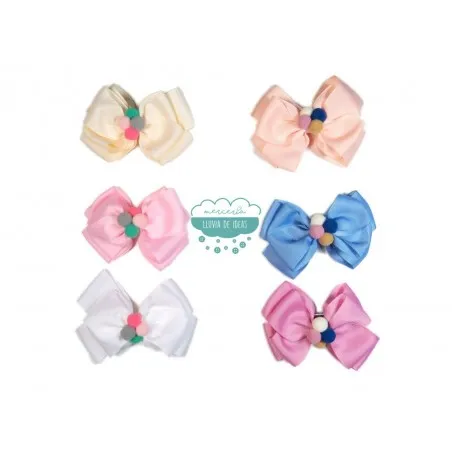 Lazo con goma - Serie Candy colores pastel