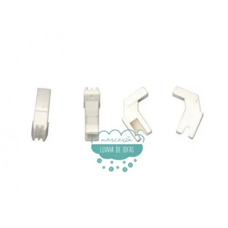 Prensatelas doméstico caña alta para cremalleras invisibles