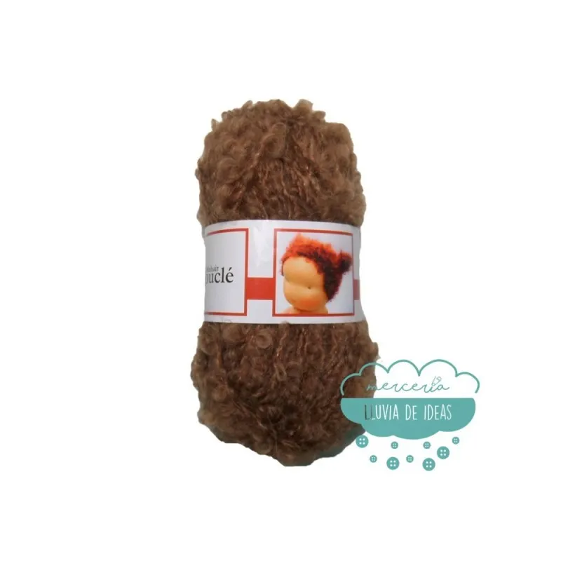 Cabello rizado para muñecas - Mohair Boucle