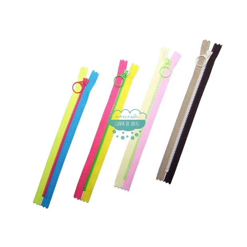 Cremallera inyectada cerrada 20 cm. - YKK Fantasía tricolor