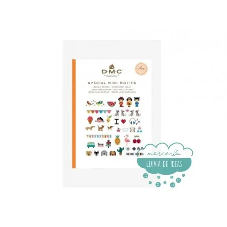 Mini libro punto de cruz "Motivos" - DMC
