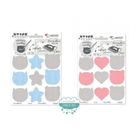 Etiquetas termoadhesivas - Serie Ositos y Estrellas