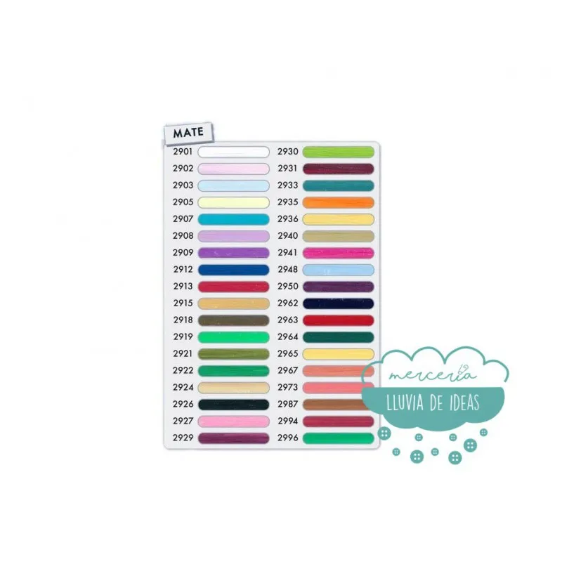 Rafia para tejer tono mate - Surtido de colores