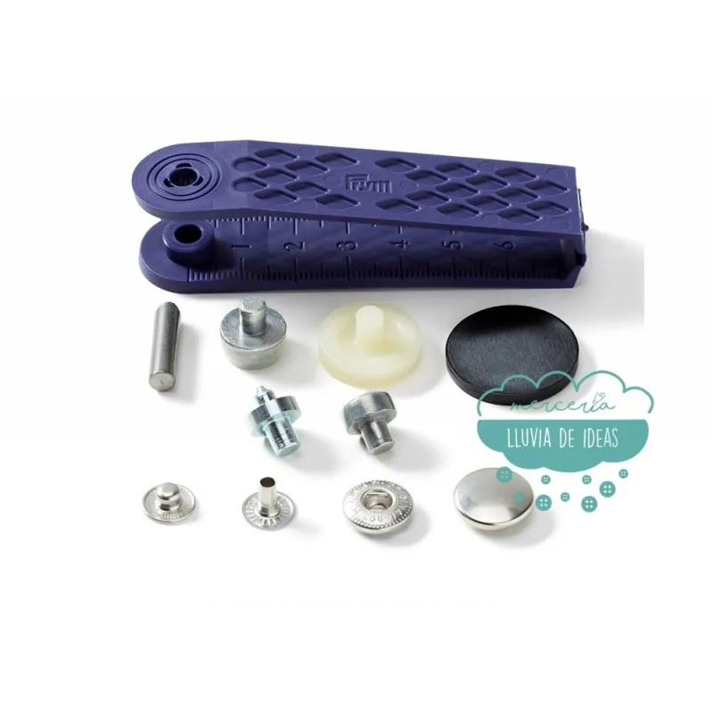 Botones de presión o snaps 'Anorak' 15 mm. plata - Prym